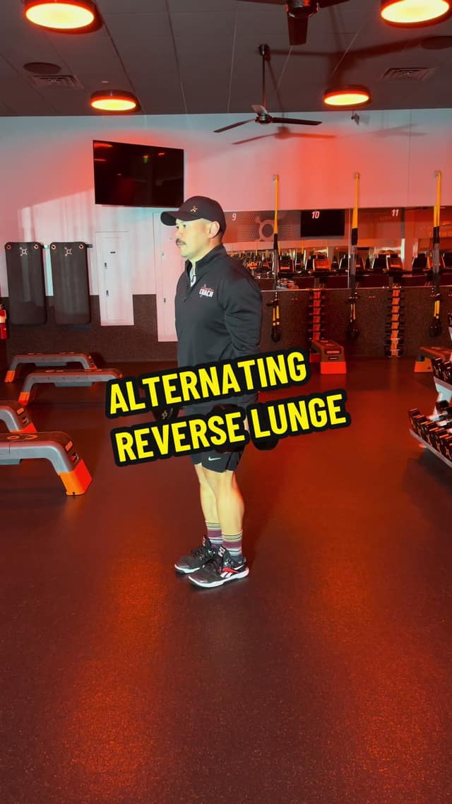 Alternating Reverse Lunge TikTok preview