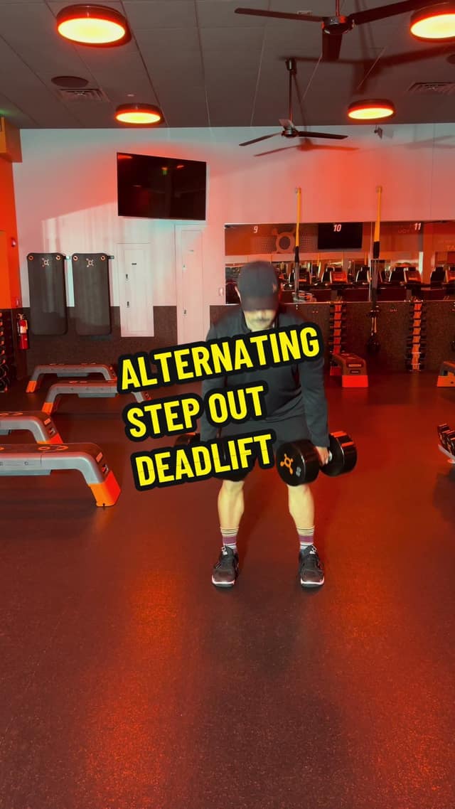 Alternating Step-Out Deadlift TikTok preview