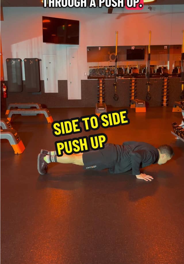 Side-to-Side Push-Up TikTok preview
