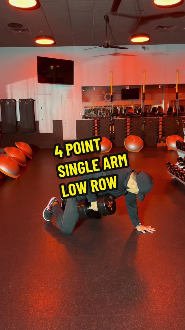 4 Point Single Arm Low Row TikTok preview