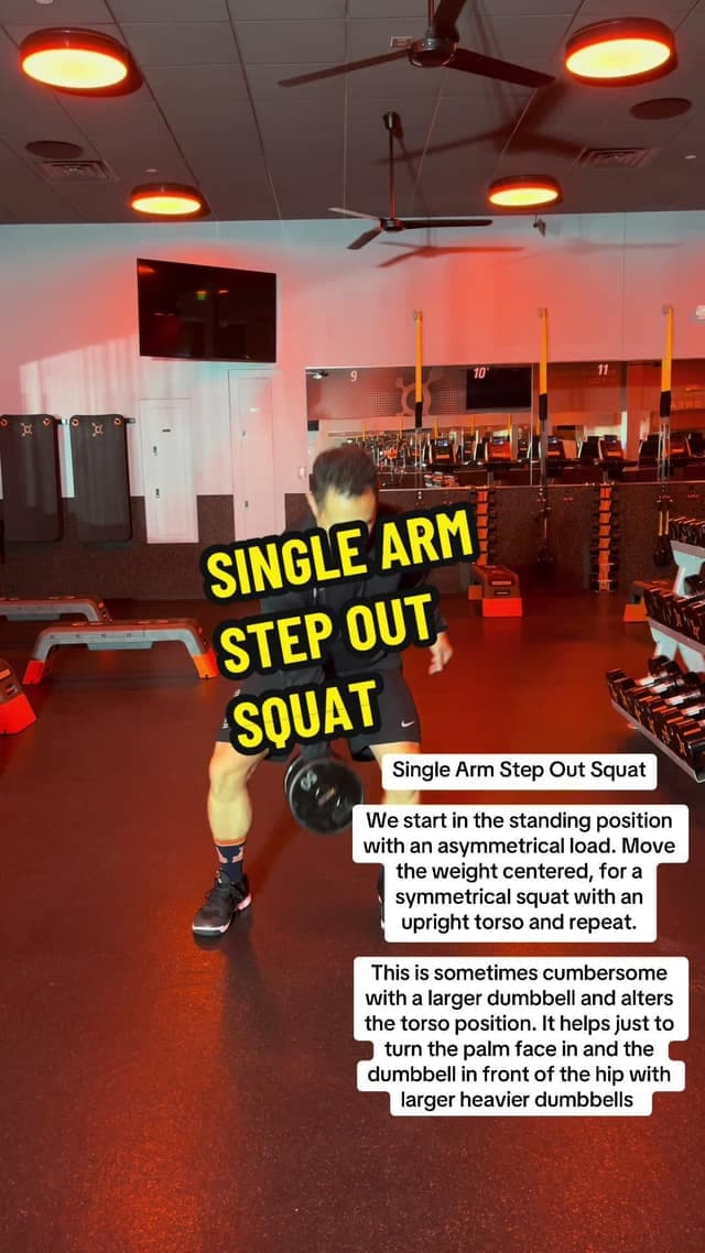 Single-Arm Step-Out Squat TikTok preview