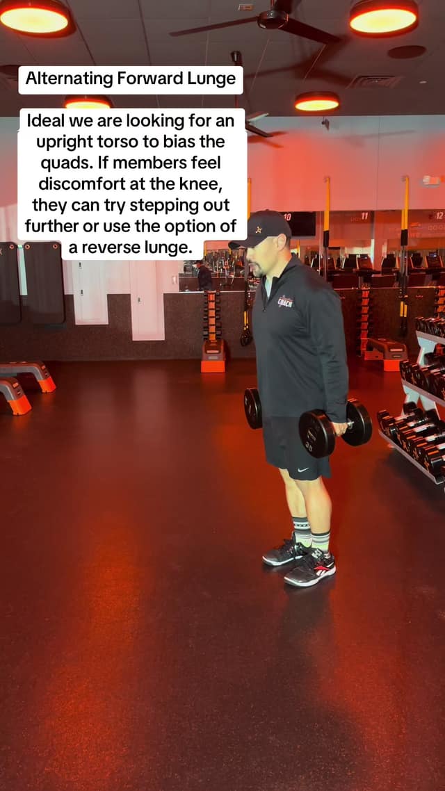 Alternating Forward Lunge TikTok preview