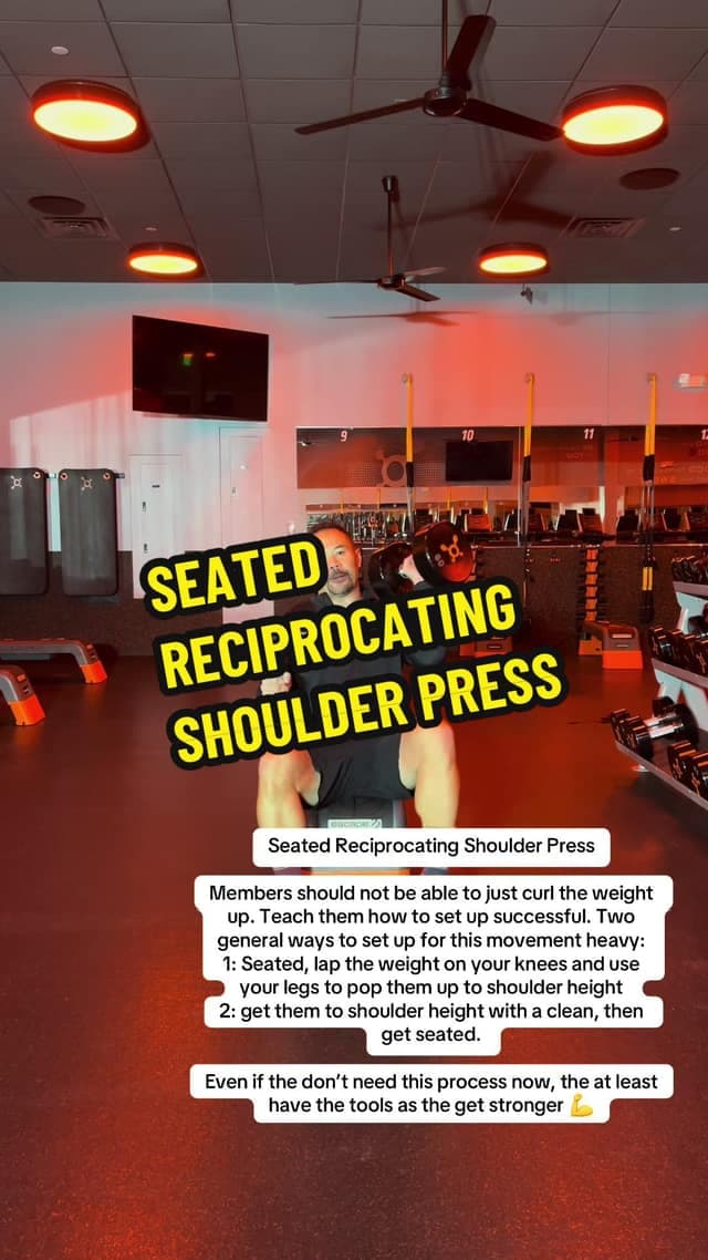 Seated Reciprocating Shoulder Press TikTok preview