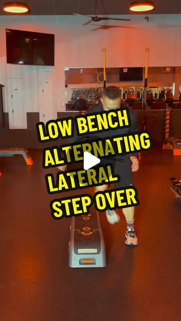 Low Bench Alternating Lateral Step Over | OTF Exercise Directory